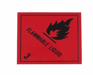 Étiquette danger Classe 3 300 x 300mm