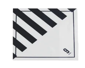 Étiquette danger Classe 9 Matières et objets dangereux 300 x 300mm