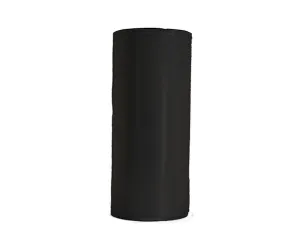 Gaine PEBD 30µ noir mat microperforée autoextinguible largeur 650mm
