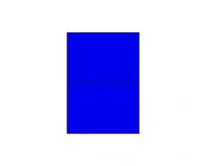 Planche 2 étiquettes vélin 210 x 148.50mm bleu vive A5