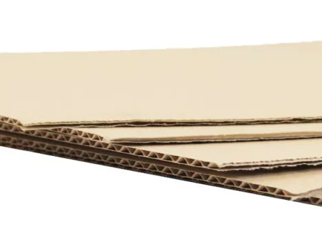 Plaque de carton ondulé simple cannelure 340 x 270mm