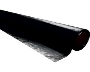Rouleau polyane dossé noir 150µ 8m x 41ml