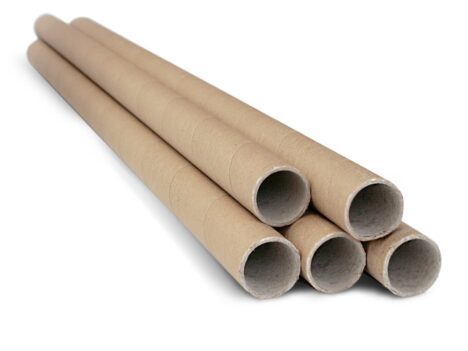 Tube carton rond